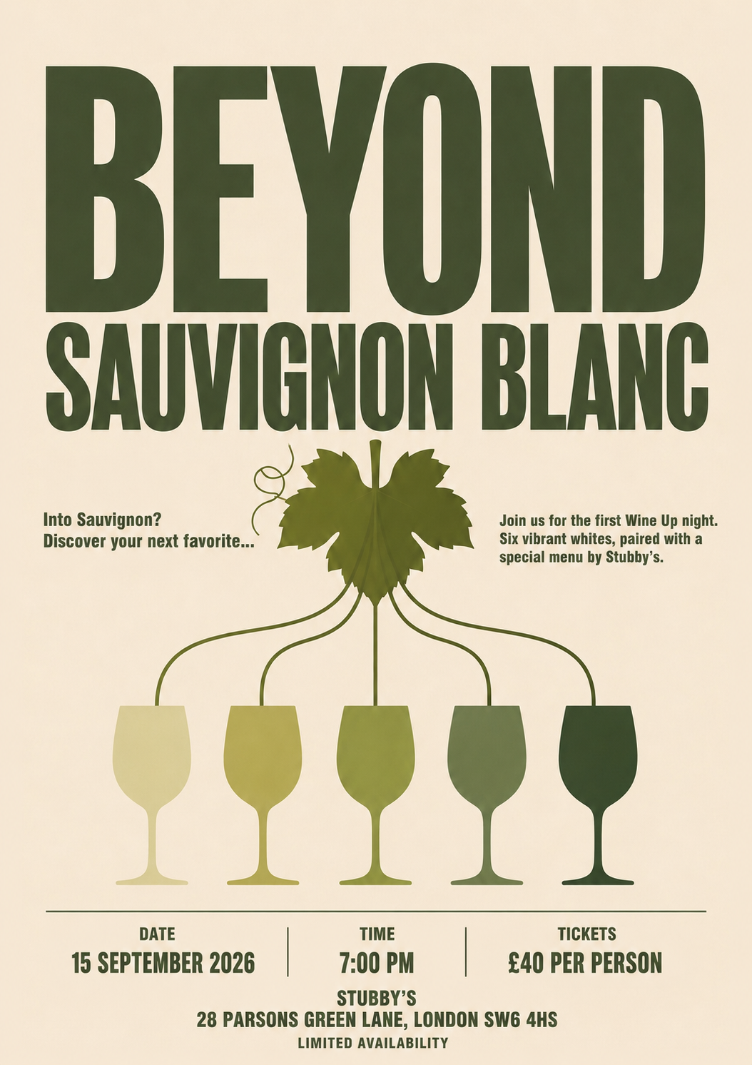 Beyond Sauvignon Blanc event poster